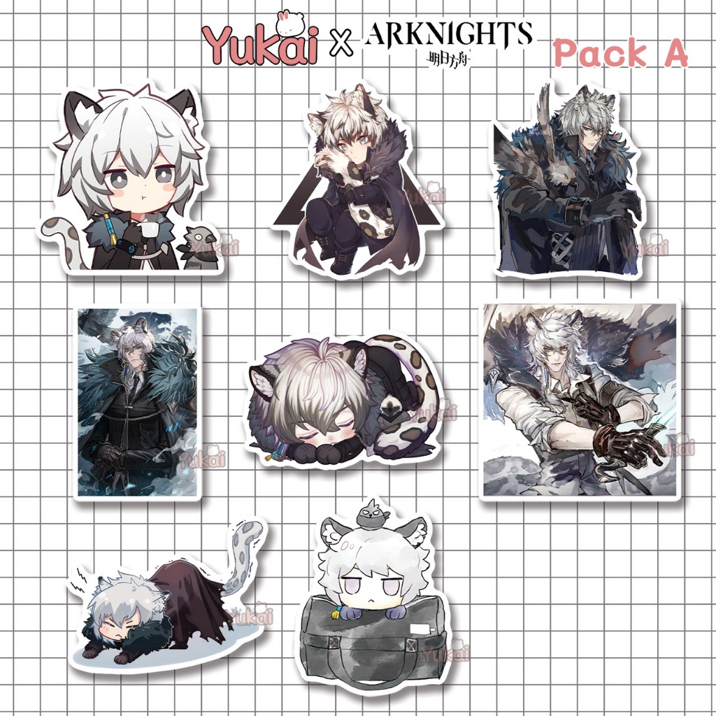 

Stiker Silverash Arknights Premium - Sticker Pack Anime Waterproof