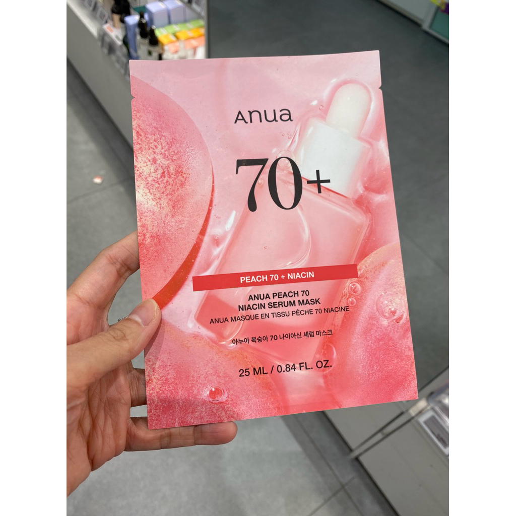 Anua Sheet Mask Peach 70+ Niacine