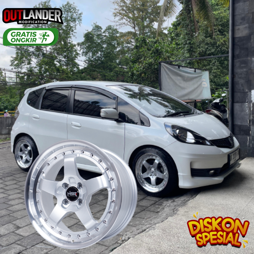 velg racing hsr r17 velg mobil Jazz Freed Brio City Corolla Yaris Soluna KIA Rio dll hsr bob r17