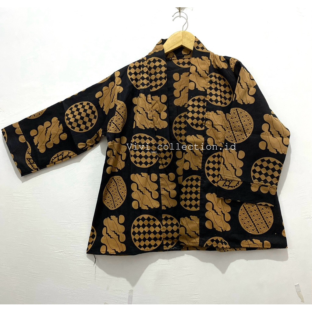 OUTER BATIK LENGAN PANJANG,OUTER BATIK WANITA,Outer bahan katun,outer buat kantor