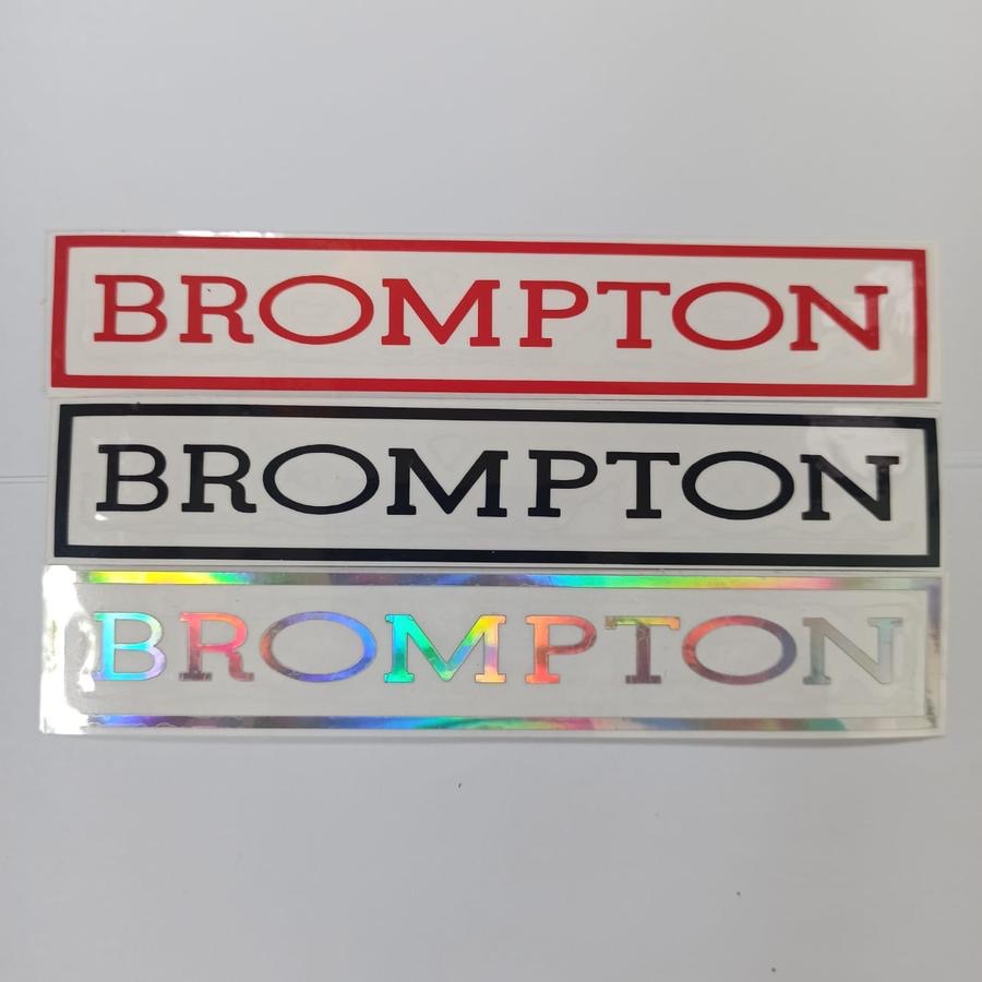 cutting Stiker sticker Brompton mobil motor wallpaper helm sepeda new toko cica murah