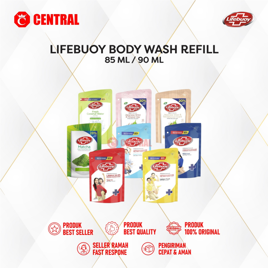LIFEBUOY BODY WASH 90ML/85ML REFIL