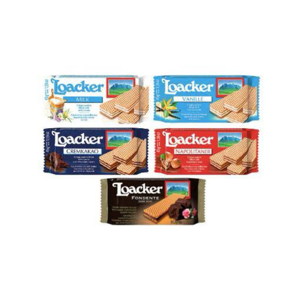 

Loacker Classic Crispy Wafer Loacker Vanilla / Napolitaner