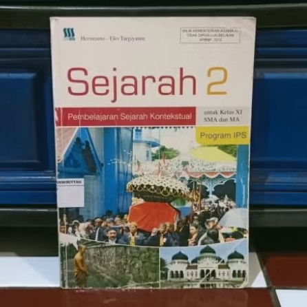 Buku Sejarah 2 Pembelajaran Sejarah Kontekstual Untuk Kelas XI SMA & MA Program IPS