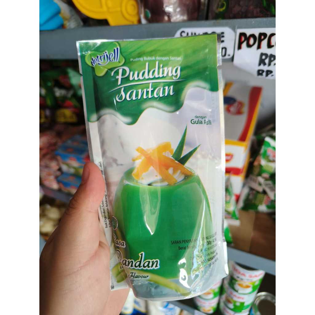 

[oddsolshop] pekanbaru/Nutrijell Premix Pudding Santan Pandan 120GR Premiks Puding