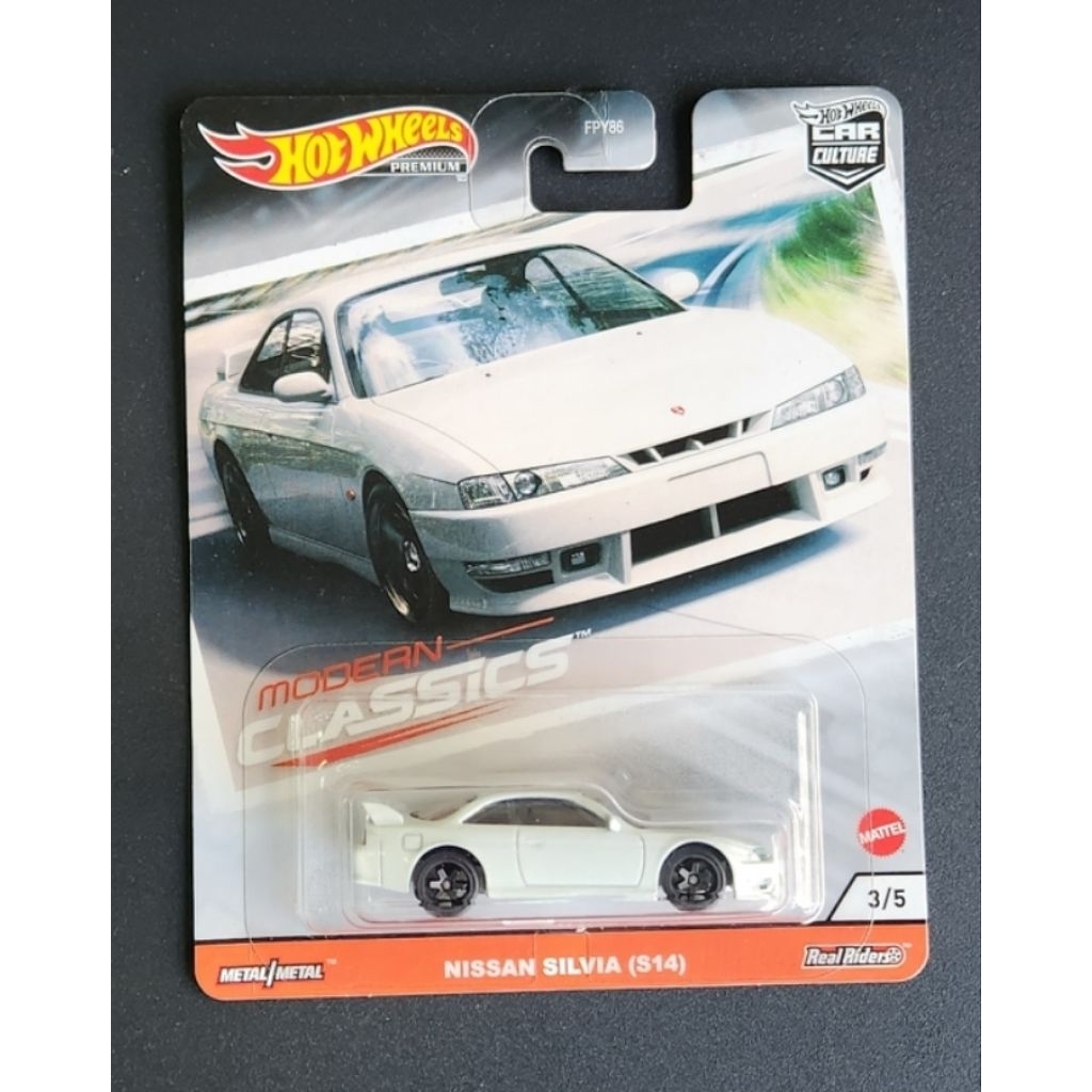 Hotwheels Premium Nissan Silvia (S14) Putih