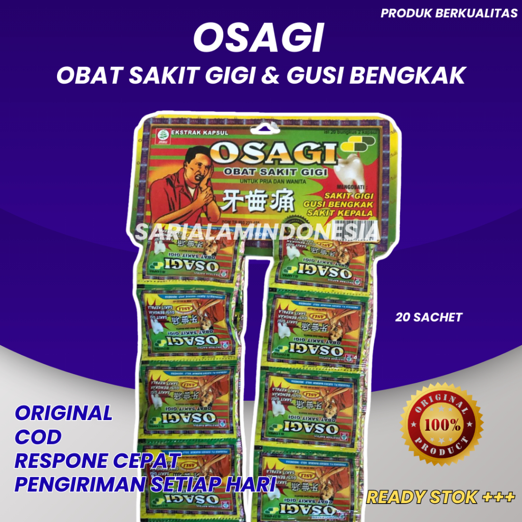 

Osagi Kapsul Original 100% Kemasan Hijau