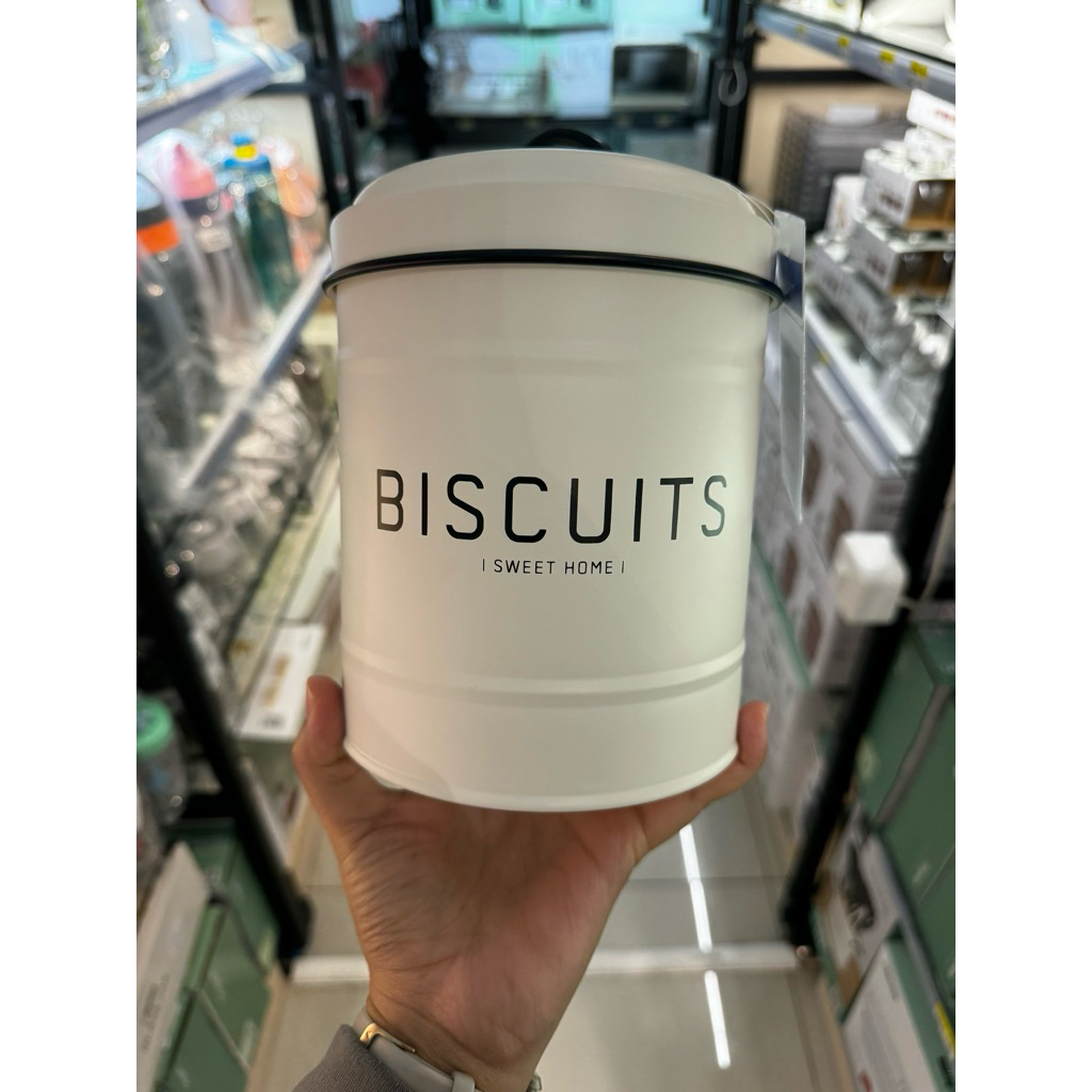 INFORMA COOKIES TEMPAT BISKUIT VANETTA CANISTER WHITE GOLD SET OF3(TEMPAT TEH GULA KOPI 1 SET ISI 3)