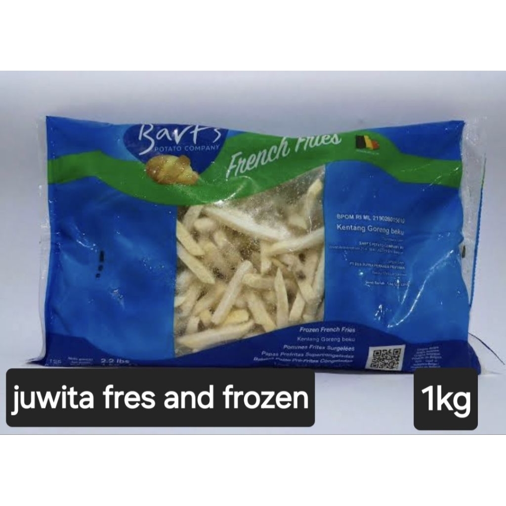 

kentang Barts' french fries 1kg
