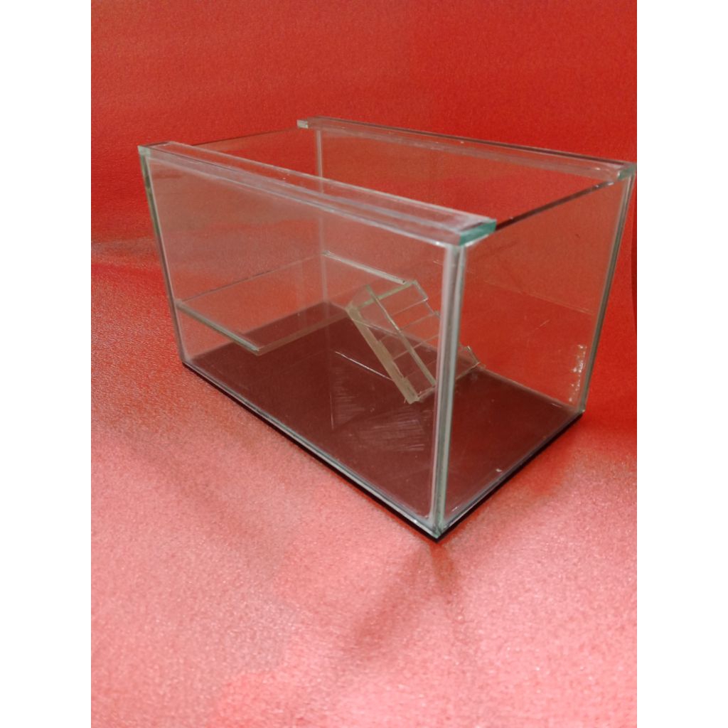Akuarium kaca KURA KURA 25*15*15 // TANK AQUARIUM // AQUARIUM // Soliter kura kura // Aquarium kaca 