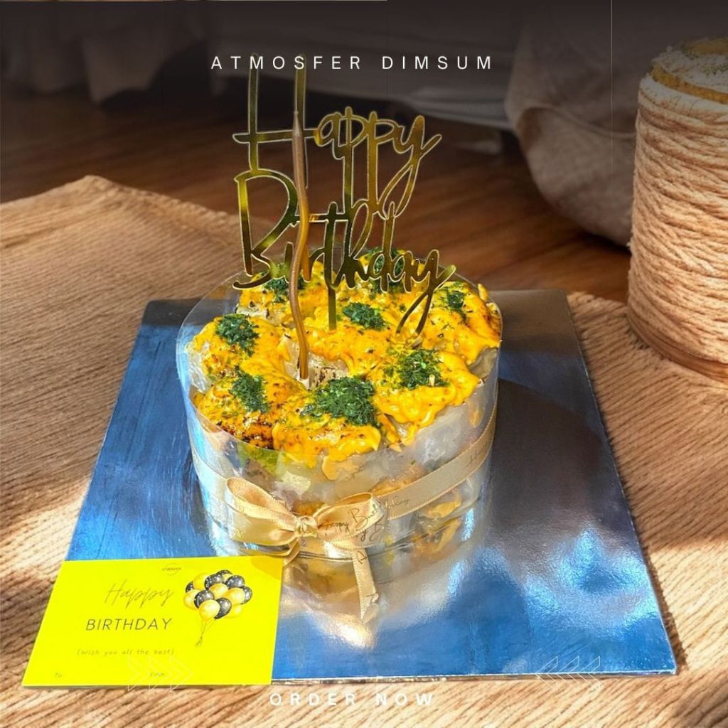 

ATMOSFER DIMSUM - Dimsum Mentai Birthday cake isi 16 (2 susun)