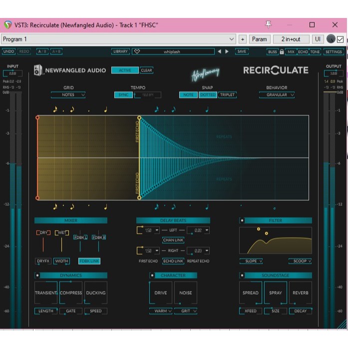 Newfangled Audio - Recirculate - vst plugin Esensi Feedback Reverb untuk Kedalaman & Dimensi