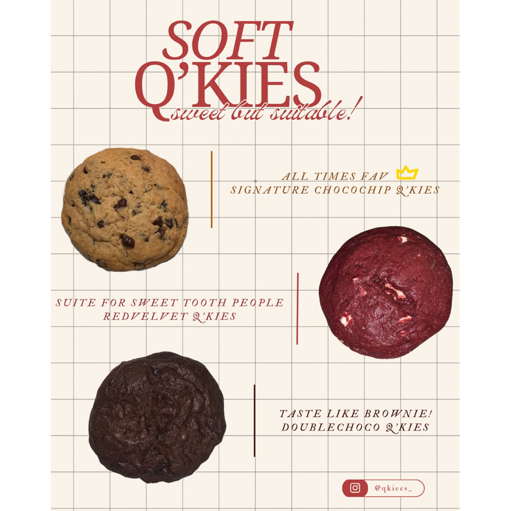 

⋆. ˚Soft Cookies by Q’kies