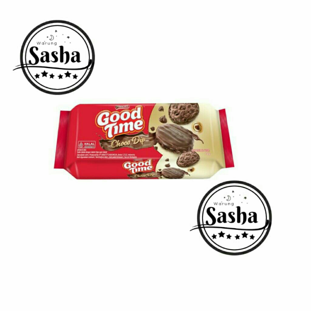 

GoodTime Choco Dip 71gr Bersalut Coklat