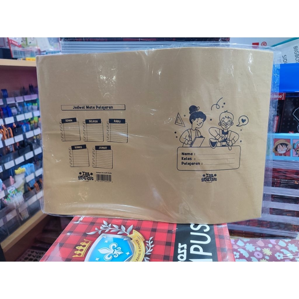 

Sampul Coklat Craft Study A5/ Ukuran Buku Kwarto (isi 20 lembar)