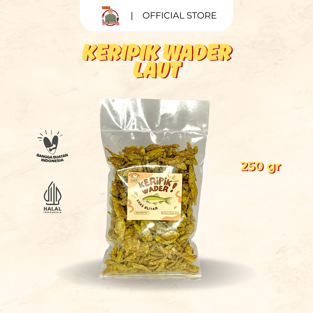 

Keripik Ikan Wader Laut 250gr