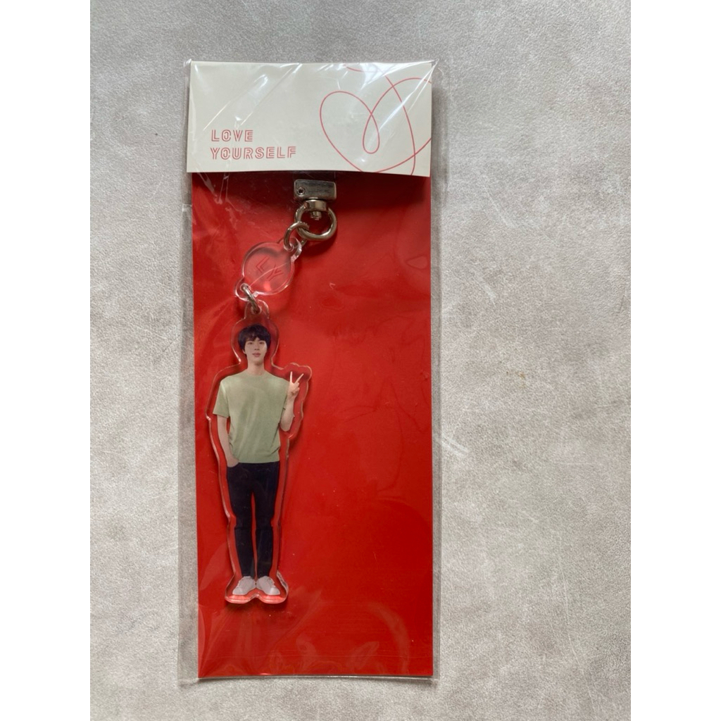 BTS WORLD TOUR LOVE YOURSELF ACRYLIC KEYRING JIN OFFICIAL