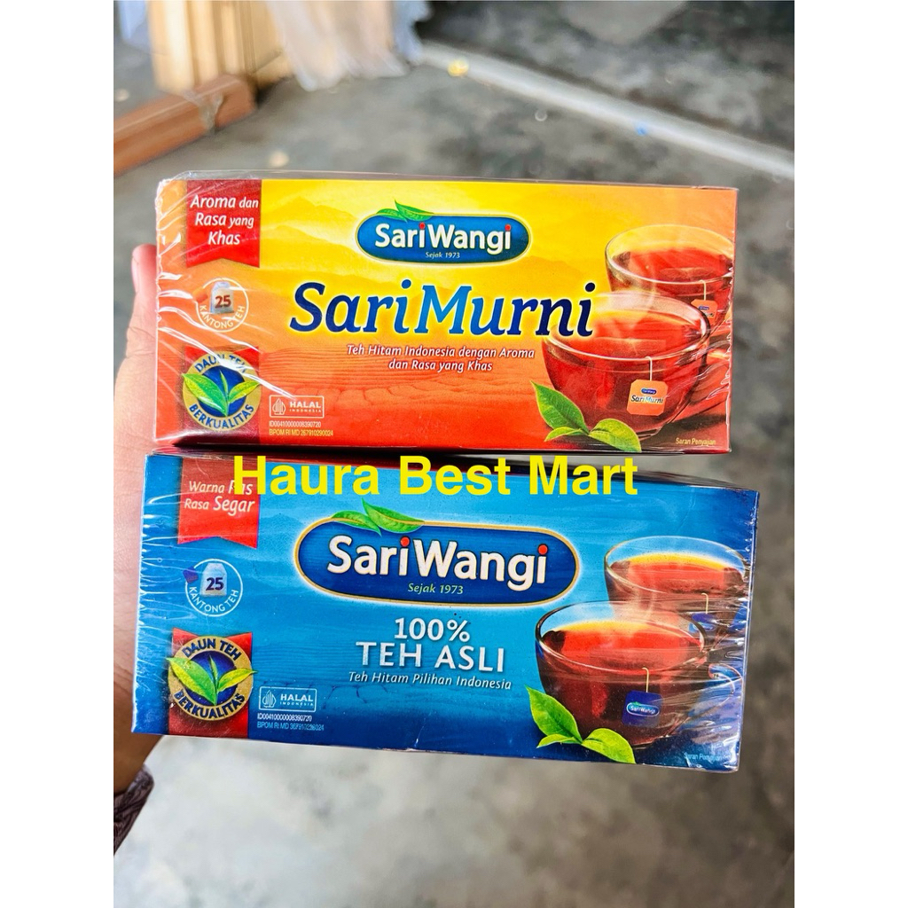 

Sarimurni sariwangi Teh Celup 1 Kotak isi 25