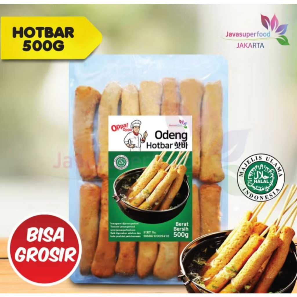 

Frozen Odeng Oden Hotbar Beku - Eomuk Hotbar Korean Fish Cake - 500g - Halal
