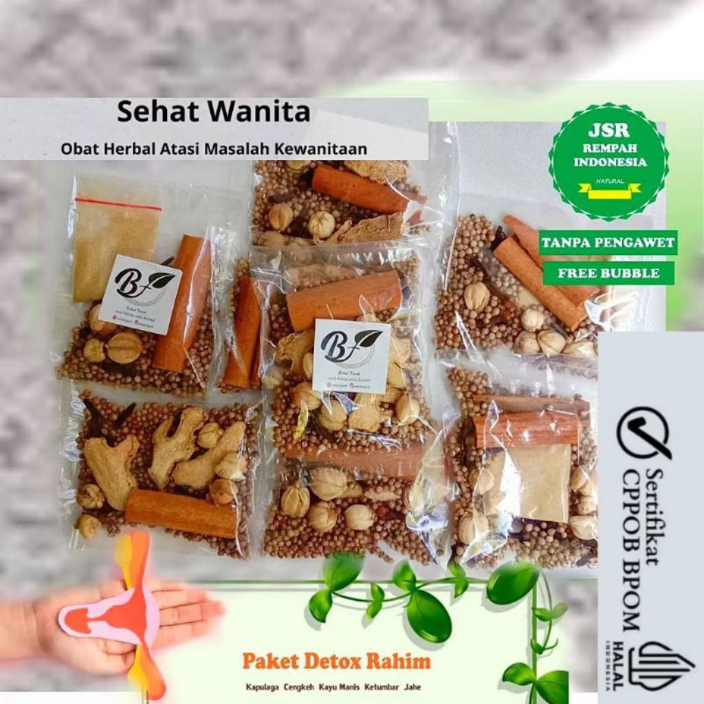 

Paket Jsr Detox Rahim / Promil / Atasi Masalah Hed Dan Kewanitaan Lainnya