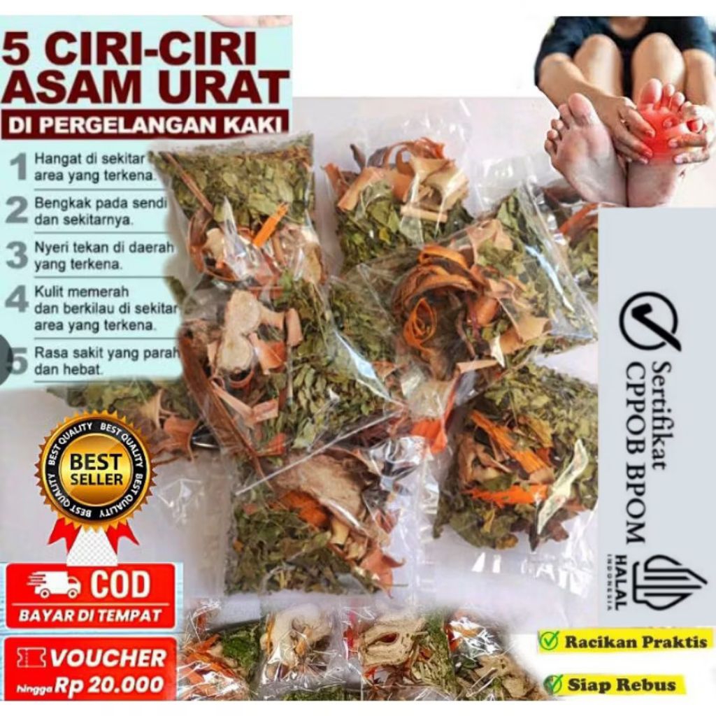 

1 Pack isi 20 Pcs - Wedang Kelor Sereh Secang Atasi asam Urat Kanker Darah Tinggi
