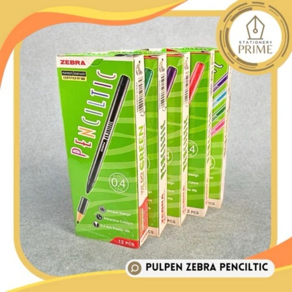 

Penciltic Zebra ( Pulpen Warna Warni ) 0.4 super fine