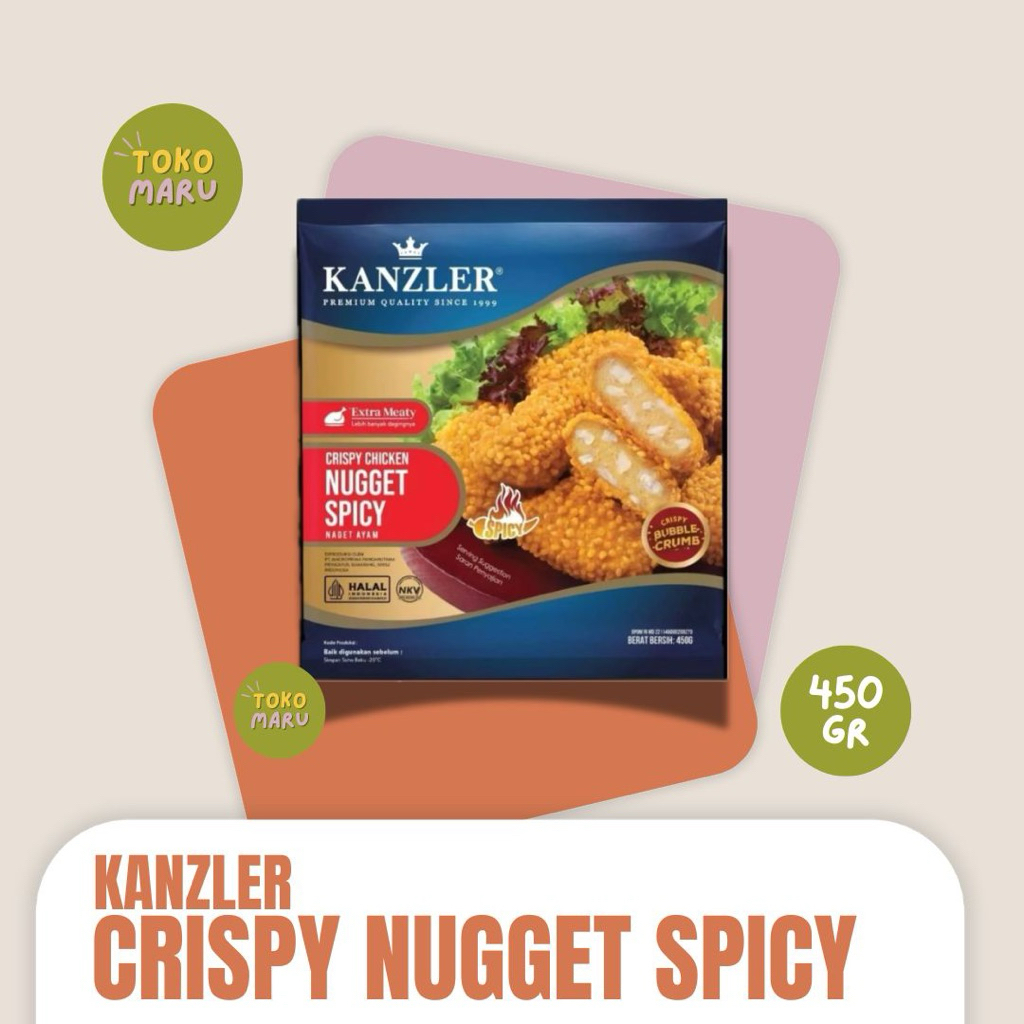 

KANZLER SPICY CRISPY CHICKEN NUGGET 450gr