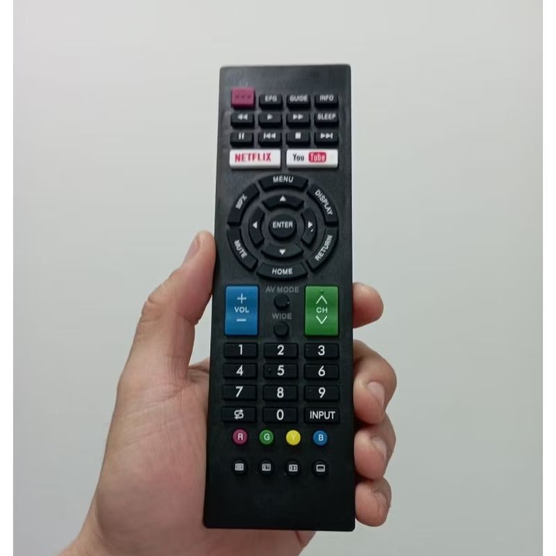 Remot Remot TV Pengganti Tanpa Setting Sharp LC-60UA6500X LC-40SA5500X LC-50UA6500X LC-32SA4500X LC-