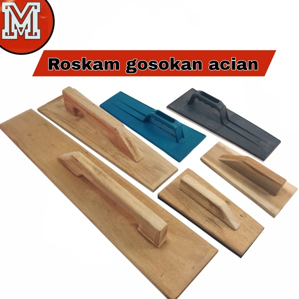 Roskam Kayu / Roskam pvc Murah – Alat Acian Plesteran Tembok perata semen acian