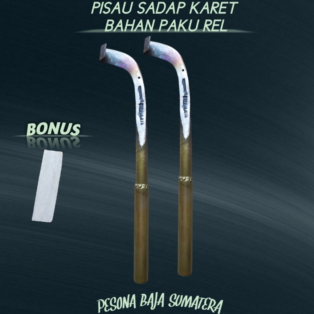 PISAU SADAP KARET//PISAU DERES BAHAN PAKU REL