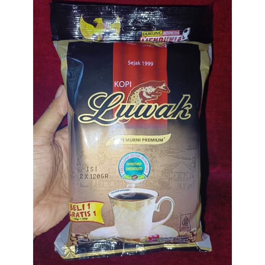 

Luwak Kopi Murni Premium 120 g + 120 g