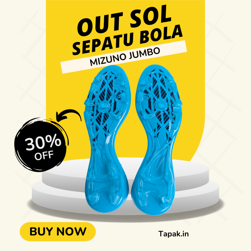 Outsole Sepatu Bola Model Mizuno Morellia Motif Corak Batik || Tapak Sepatu Bola / Outsole Sepatu Bo