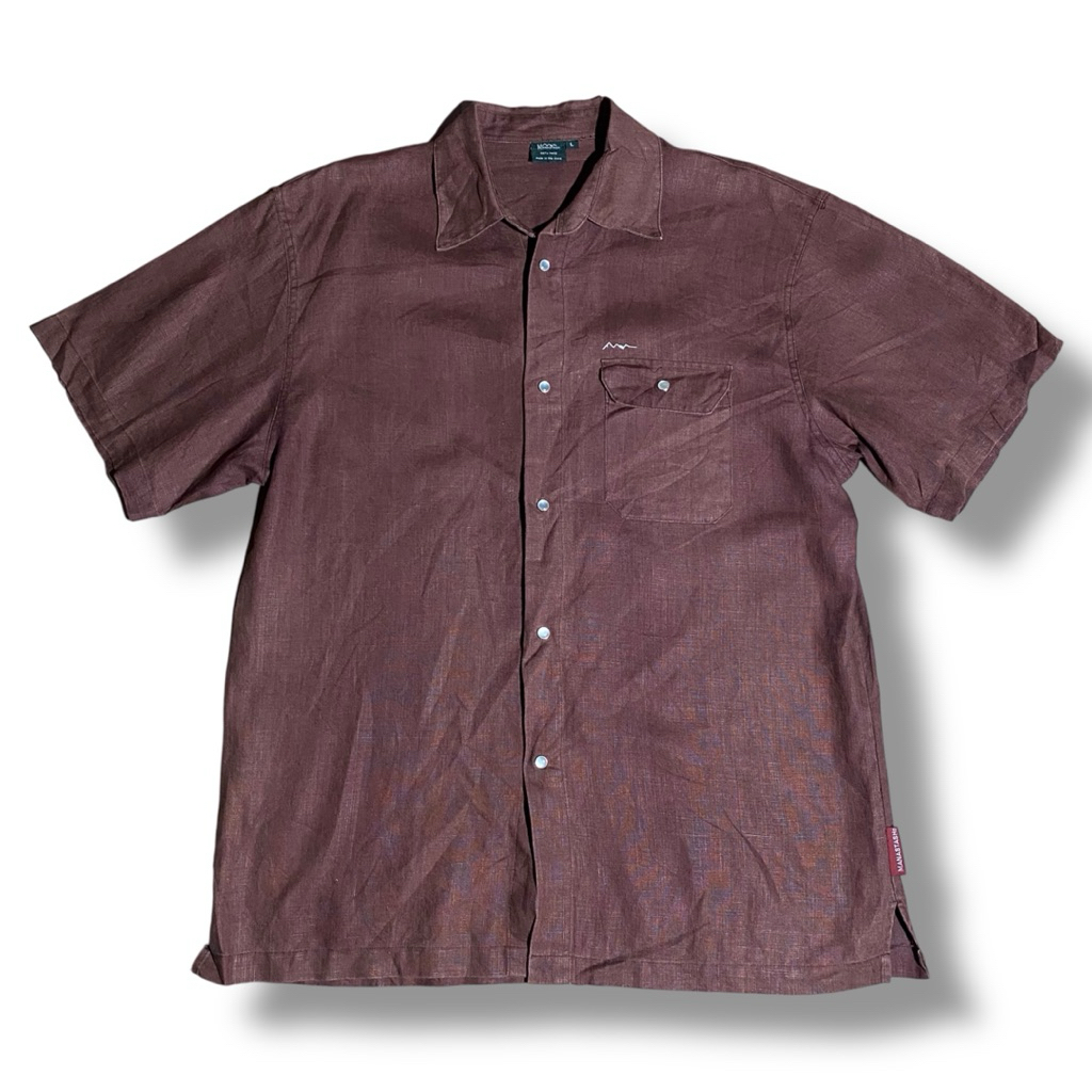 MANASTASH 100%HEMP Button Shirt