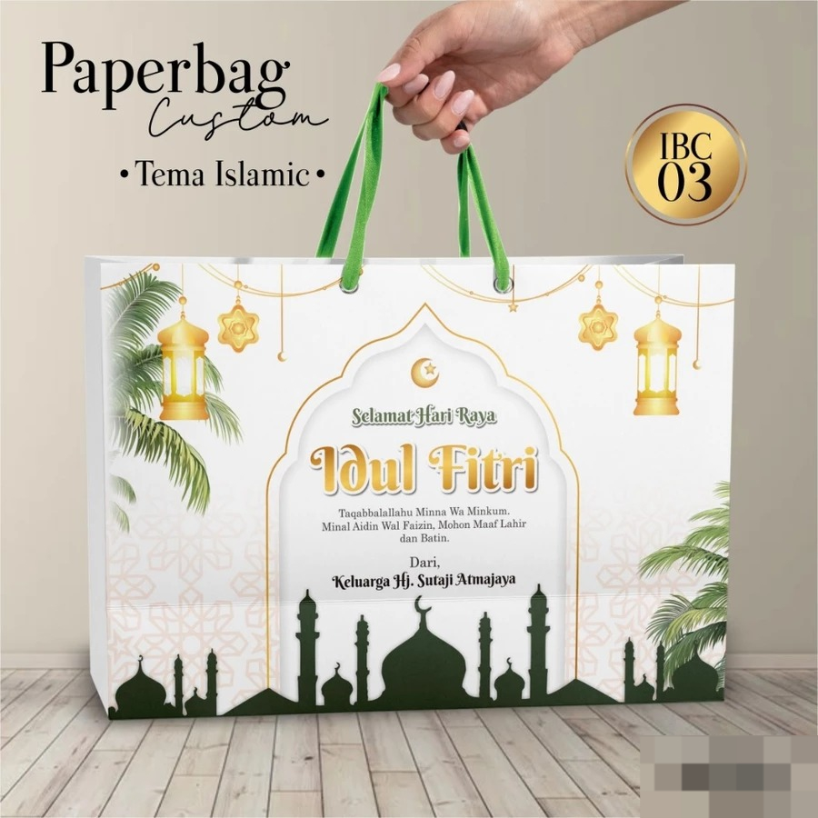 

PAPER BAG HAMPERS CUSTOM - TAS BINGKISAN PARSEL MURAH - PAPER BAG IBC FULL COLOUR
