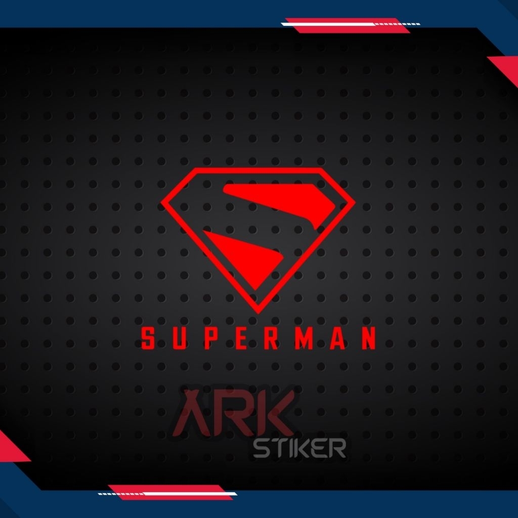 

Cutting Sticker Logo Superman