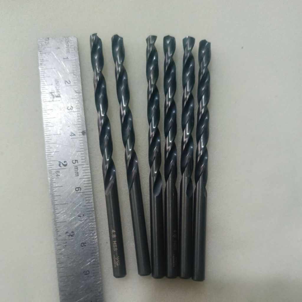 mata bor HSS 4.8mm mata bor besi 4.8mm YG1