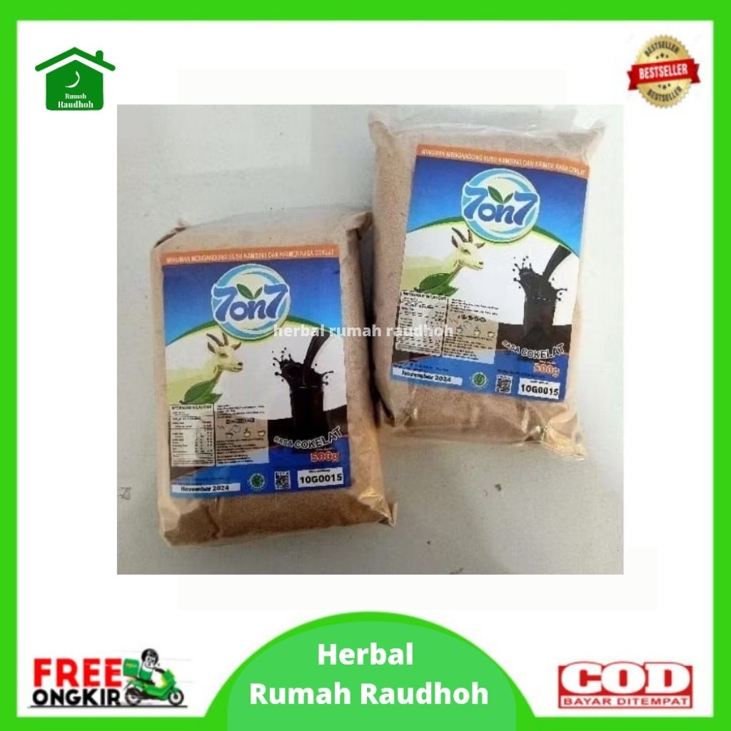 

SUSU KAMBING ETAWA BUBUK 7on7 KEMASAN 500 GR - RASA COKLAT