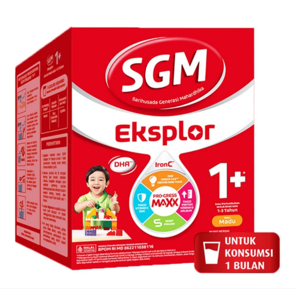 

SGM Eksplor 1+ IronC Susu Bubuk Pertumbuhan Anak Madu 3kg