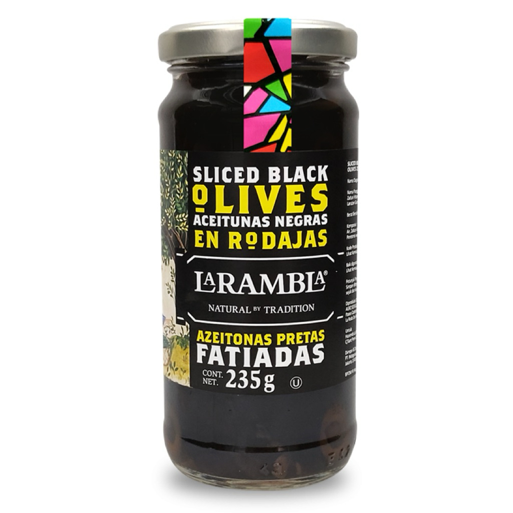 

Black Pitted Olive La Rambla 235 Gram / Zaitun Hitam Tanpa Biji La Rambla
