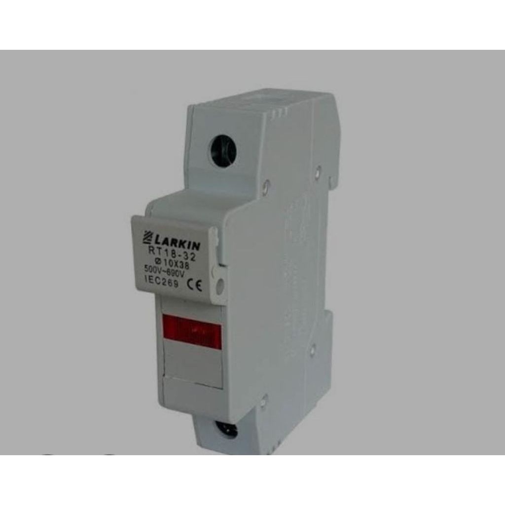 din rail mounting fuse holder with lamp model MCB type RT18-32(X) 1Pole merek fort