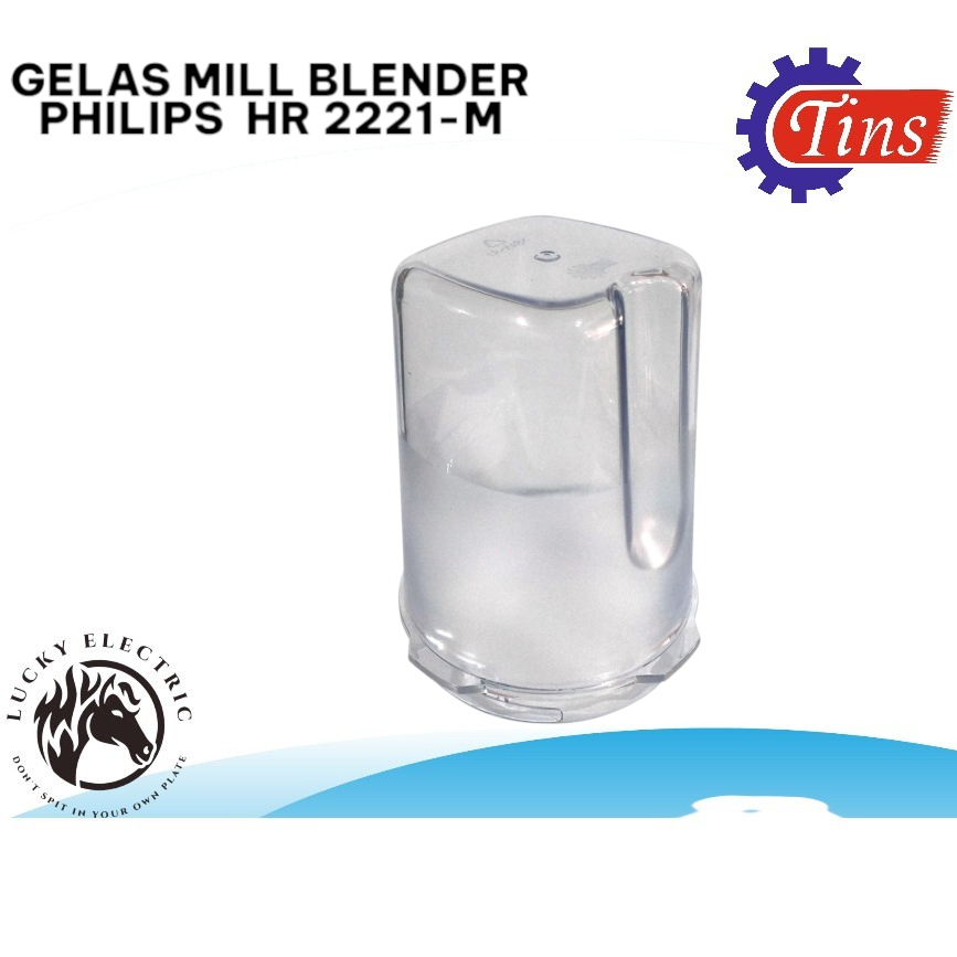 GELAS BLENDER BUMBU PHILIPS HR 2221 BAHAN PLASTIK MIKA GELAS BLENDER HR 2221-M