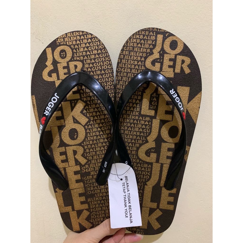 Sendal Jepit JOGER asli Bali Ukuran 43 BARU Unisex