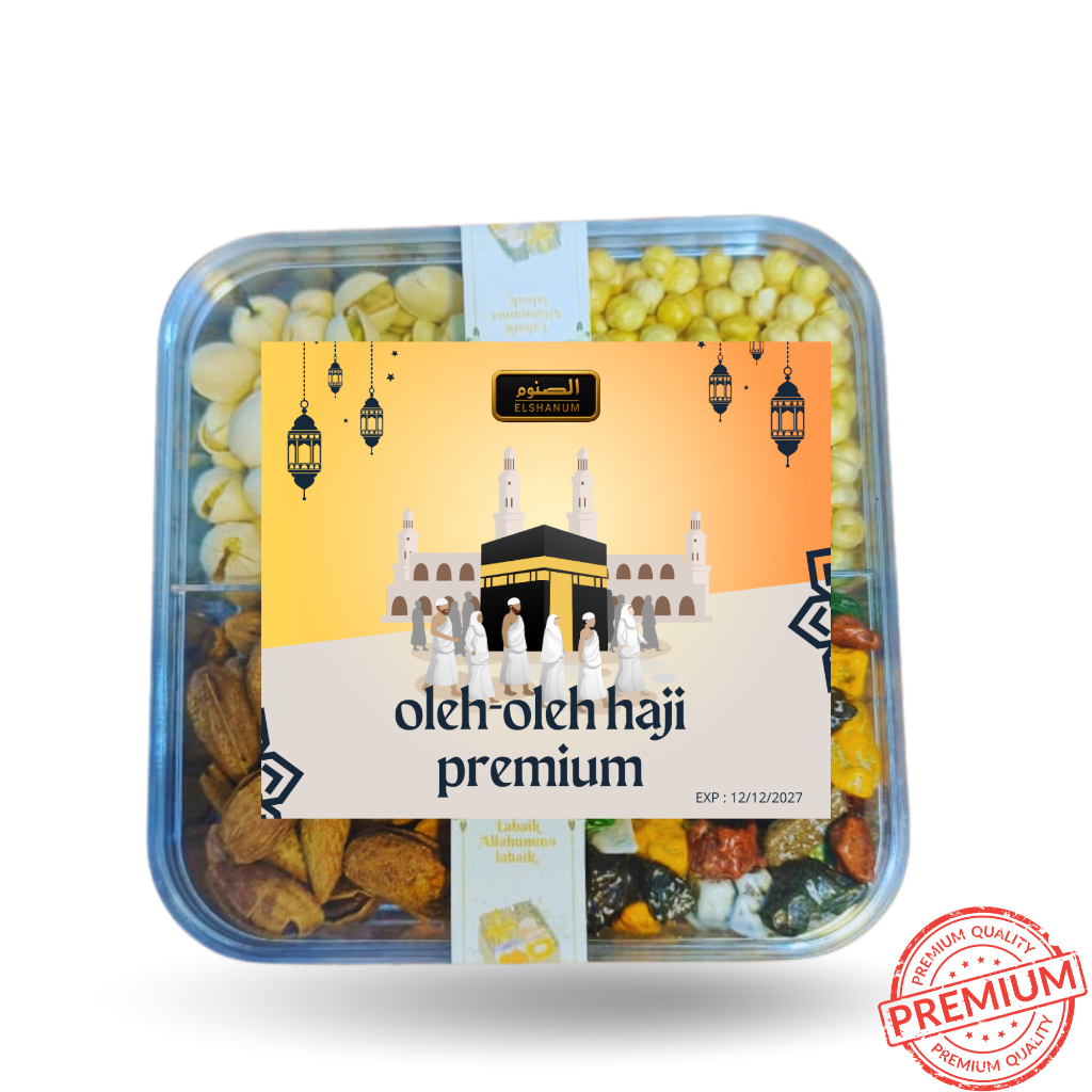 

Paket Oleh-oleh Haji dan Umroh Isi 4 item Almond Kacang Arab Pistachio dan Coklat Krikil/ Kurma Indonesia