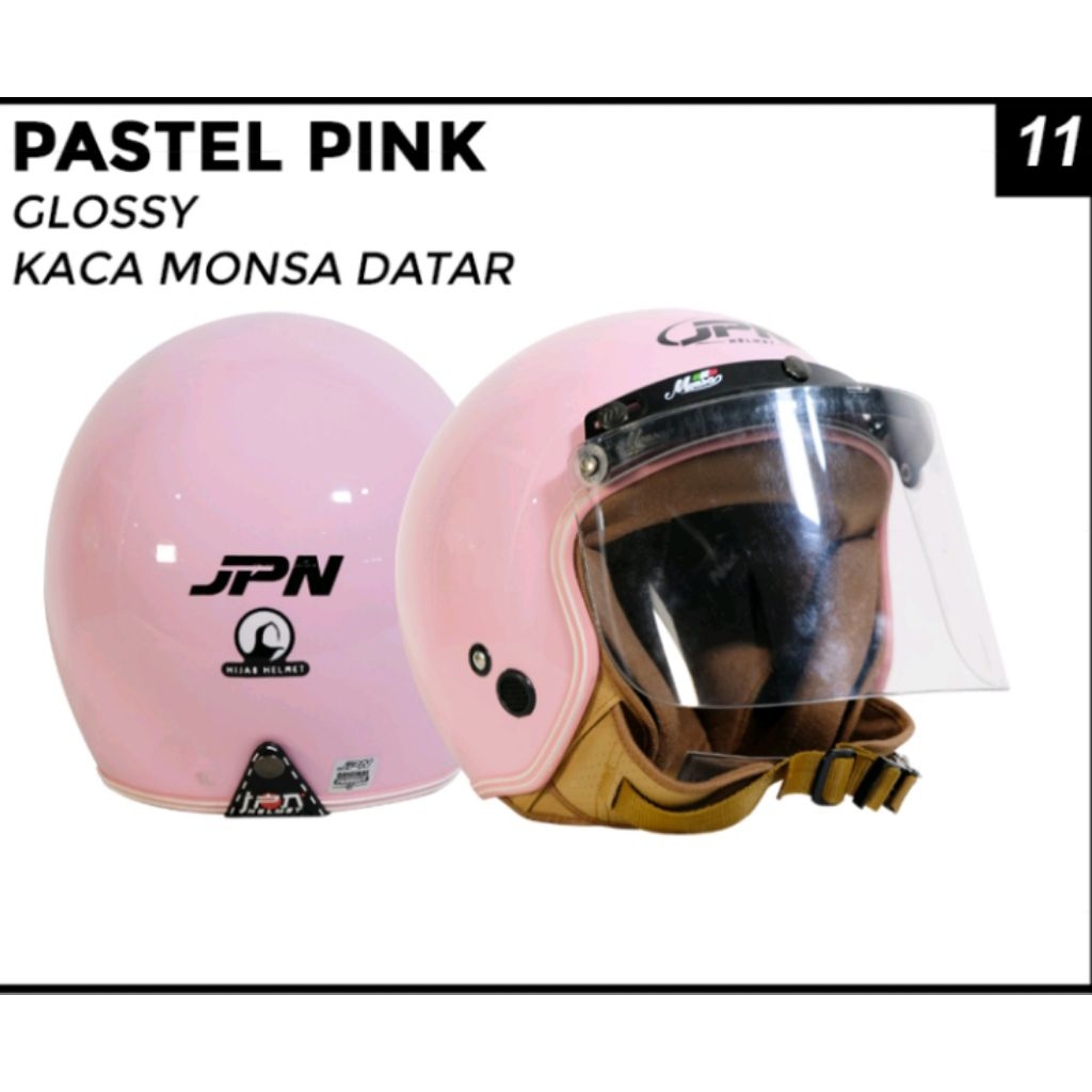 HELM JPN HIJAB ORIGINAL  HIJAB KACA DATAR