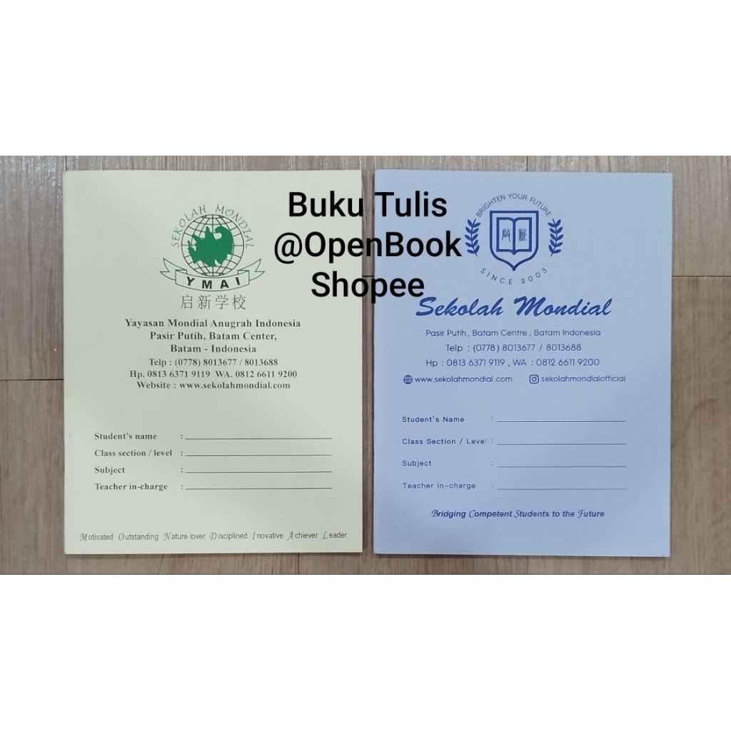 

Buku Tulis Kosong / Notebook Sekolah Mondial Batam 50 Lembar Kualitas Kertas Bagus