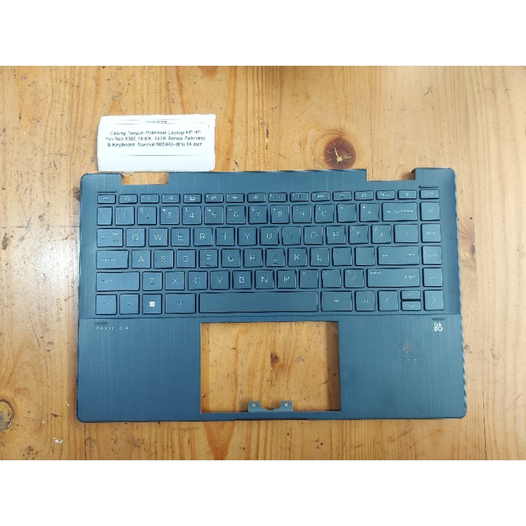 Casing tengah palmrest laptop HP HP Pavilion X360 14-EK 14EK Series Palmrest & keyboard Normal N0944