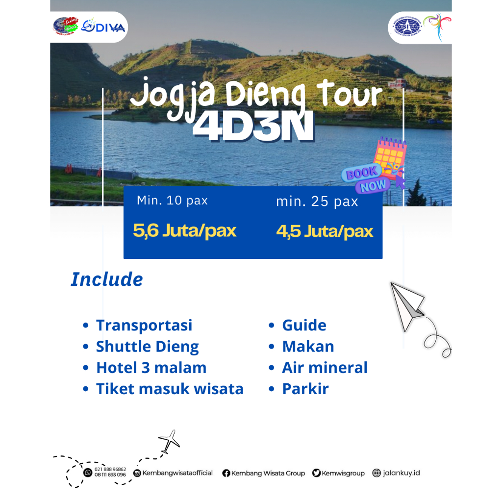 Jogja Dieng Tour 4D3N