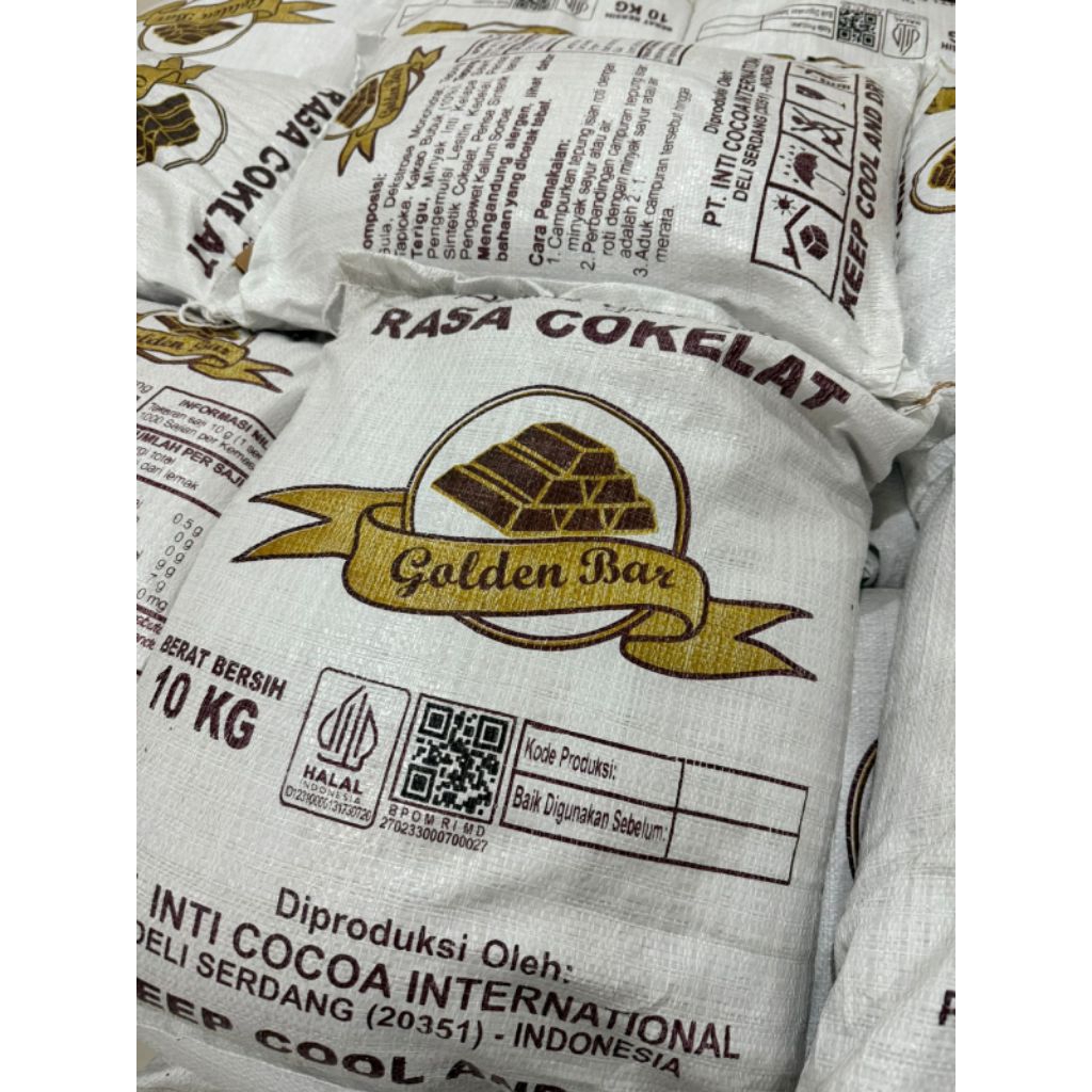 

Bubuk Cokelat Manis Golden Bar 10kg/sak