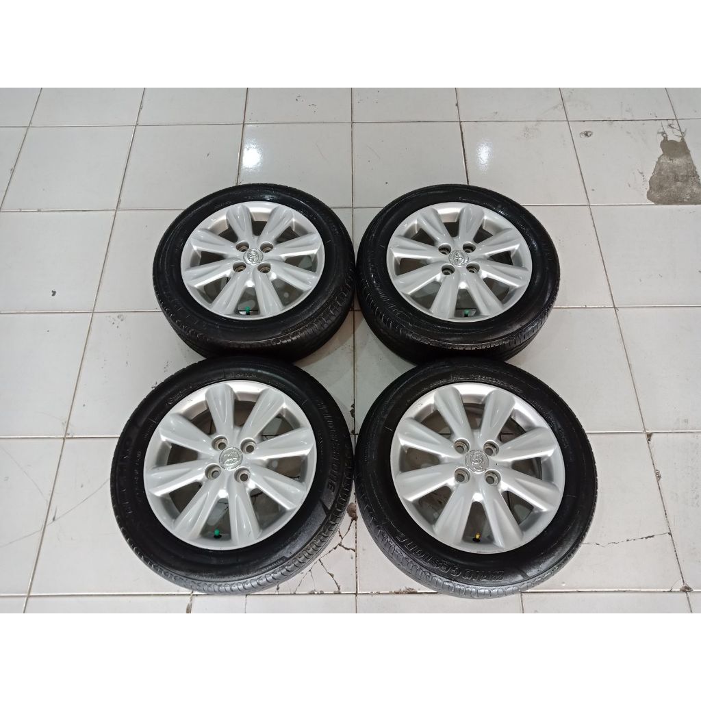 PELEK ORI COPOTAN MOBIL TOYOTA YARIS RING 15 PLUS BAN 185 60 R15 PNP SIGRA CALYA AGYA AYLA