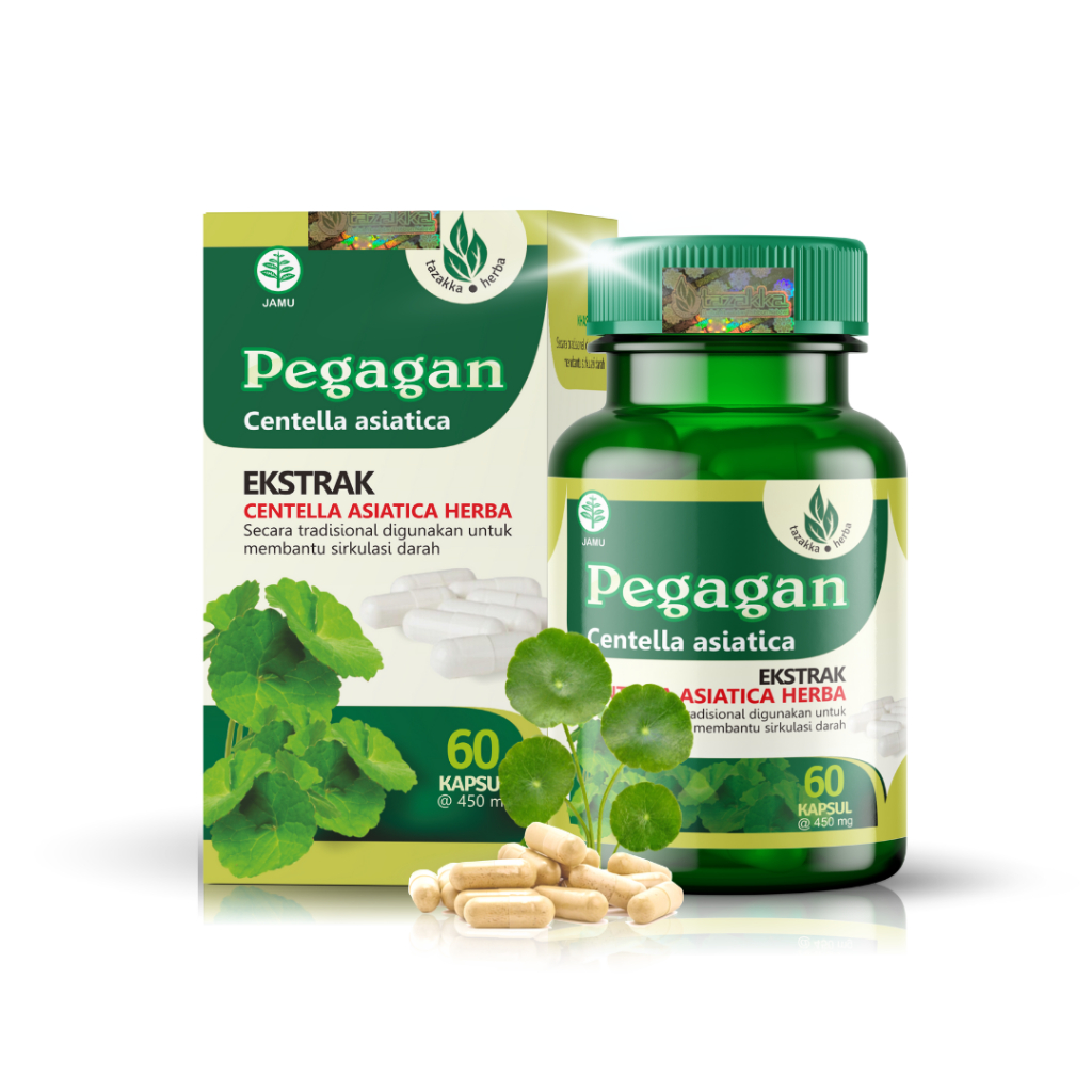 

Kapsul Herbal Pegagan Mampu Mengobati Hipertensi Gejala Stroke Dan Daya Ingat Otak Original Tazakka